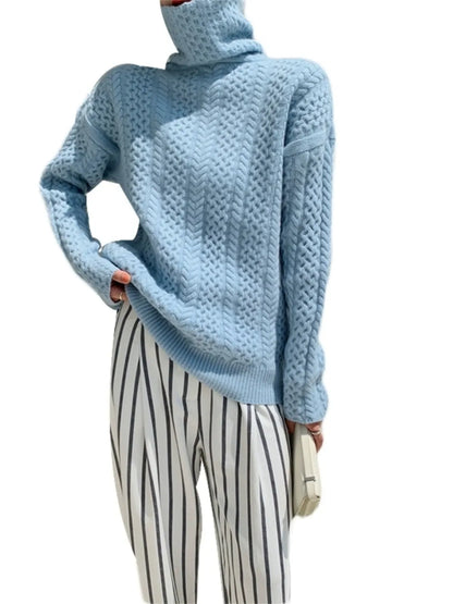 Mia Twist Turtleneck Sweater